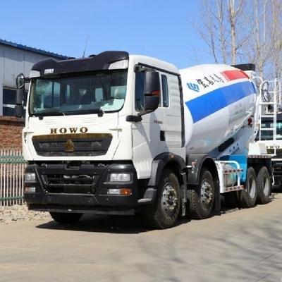 7.98 제곱 콘크리트 믹서 트럭 6x4 8x4 차시 Sinotruk HOWO TX 350 HP 디젤 연료