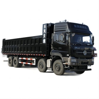 ABS가 장착된 중고용 동펜 티안롱 KC 트럭 8X4 371HP 465 HP의 덤프 트럭