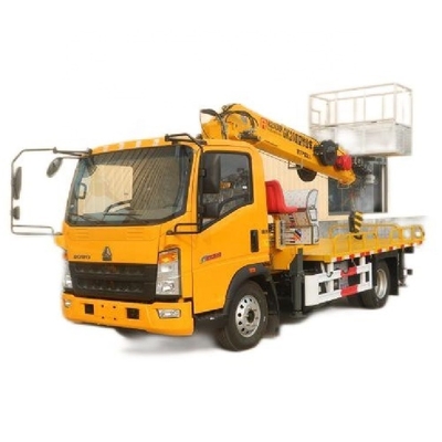 마력 150hp 중고품 부티크 호우 16m-30m 항공 작업 트럭 트럭 크레인
