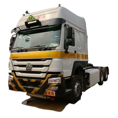 뜨거운 중고용 0 Km 국가 중량 트럭 HOWO 380 마력 6X4 CNG 트랙터 트럭