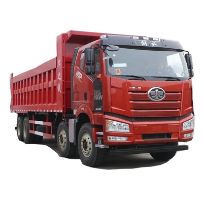 뜨거운 8m 화물 탱크 Faw Jiefang J6P 무거운 트럭 500 HP 8X4 Sitchai 엔진을 가진 덤프 트럭
