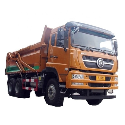 준비된 6X4 스테이어 340HP 덤프 트럭 5.6m 카시 자동 에어컨 포함