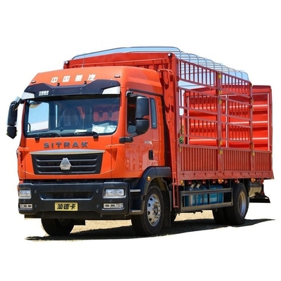 중고 Sinotruk SITRAK G5 중형 트럭 240HP 4X2 6.8m 그리드형 트럭 저렴
