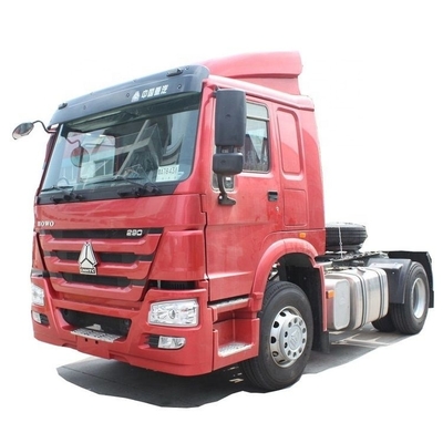 시노트룩 HOWO 290 HP 4X2 트랙터 트럭 사용 트럭 최종 물류 솔루션을위한 트랙터
