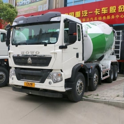 건축물 매장 사용된 시노트룩 HOWO T5G 340HP 8X4 7.37 평방 콘크리트 믹서 트럭