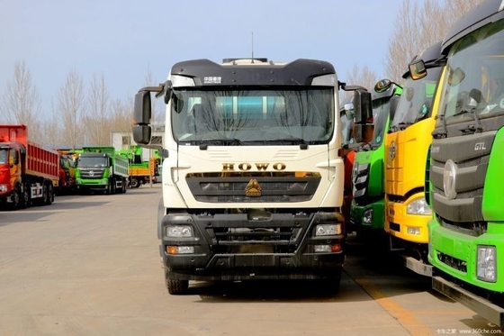 7.98 제곱 콘크리트 믹서 트럭 6x4 8x4 차시 Sinotruk HOWO TX 350 HP 디젤 연료