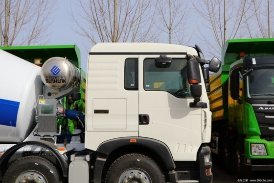 7.98 제곱 콘크리트 믹서 트럭 6x4 8x4 차시 Sinotruk HOWO TX 350 HP 디젤 연료