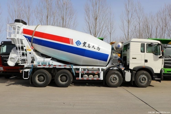 7.98 제곱 콘크리트 믹서 트럭 6x4 8x4 차시 Sinotruk HOWO TX 350 HP 디젤 연료