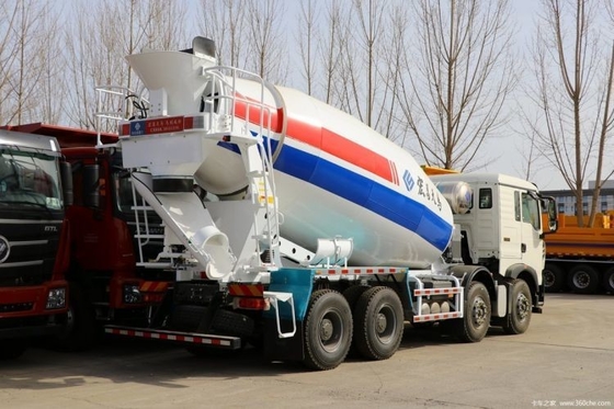 7.98 제곱 콘크리트 믹서 트럭 6x4 8x4 차시 Sinotruk HOWO TX 350 HP 디젤 연료