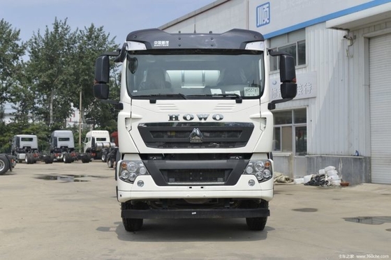 Sinotruk HOWO TX6 340 HP 8X4 7.37 고객 요구에 대한 평면 콘크리트 믹서 트럭