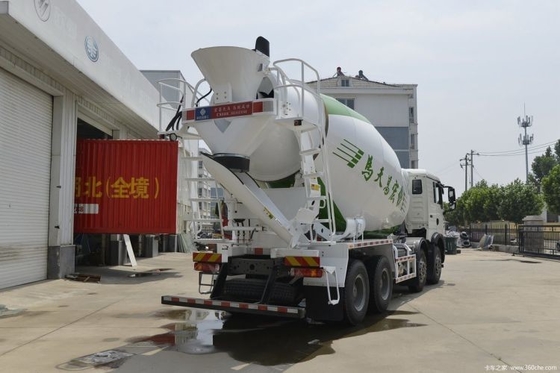 Sinotruk HOWO TX6 340 HP 8X4 7.37 고객 요구에 대한 평면 콘크리트 믹서 트럭