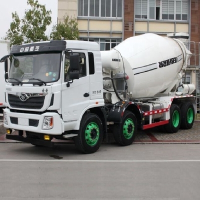 340 HP 8X4 7.99 평방 콘크리트 믹서 트럭 하우만 H5 6.8L 디젤 연료 엔진 용량