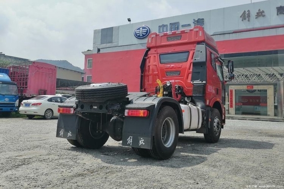 사용 된 Faw Jiefang J6M 350HP 4X2 트랙터 공기 서스펜션 운전자 좌석과 함께 무거운 트럭