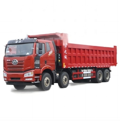 FAW Jiefang J6P 무거운 트럭 500HP 8X4 8m 덤프 트럭 연료 탱크 용량 300-400L