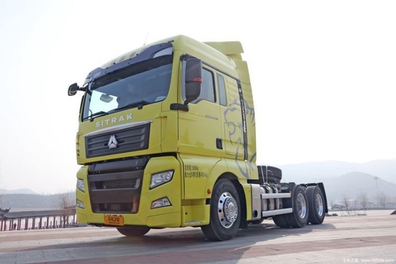 중고 Sinotruk Shandeka SITRAK C7H 540hp 6X4 유로 6 배출량 표준에 맞는 트랙터
