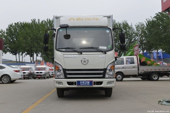 수동 변속기 다이언 오풀리 116HP 4X2 폭체 4.12m 단일 라인 밴 라이트 트럭