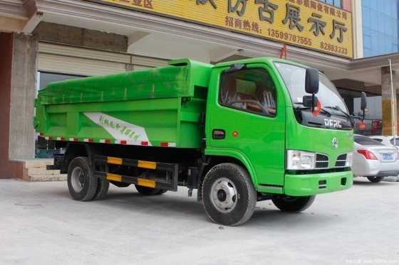 23 둥펑 프리카 F7 95hp 4X2 6x4 4.2m 똥 덤프 트럭 0km 터치 스크린 네 실린더 4