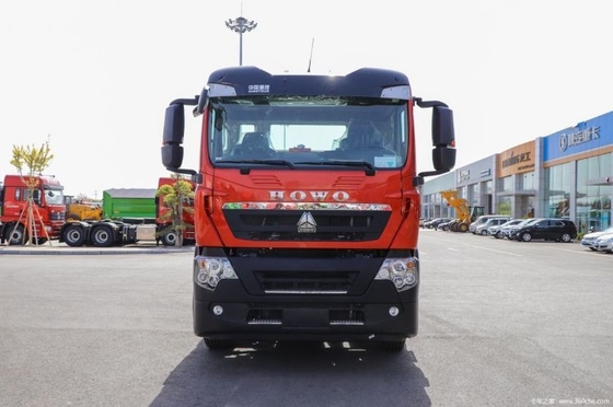 사용중인 SinotruK HOWO TX7 중형 트럭 LNG CNG 4*2 트랙션 트럭 물류 운송 차량