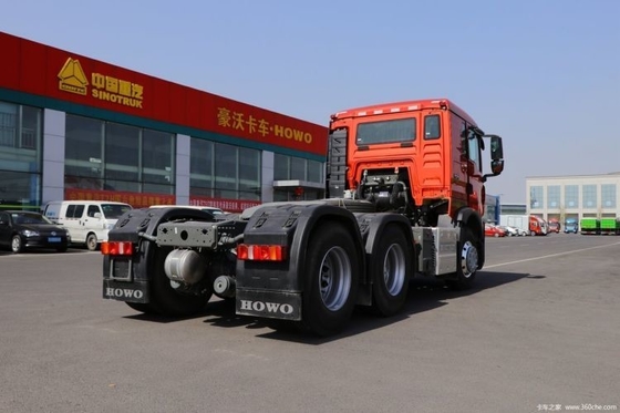 사용중인 SinotruK HOWO TX7 중형 트럭 LNG CNG 4*2 트랙션 트럭 물류 운송 차량