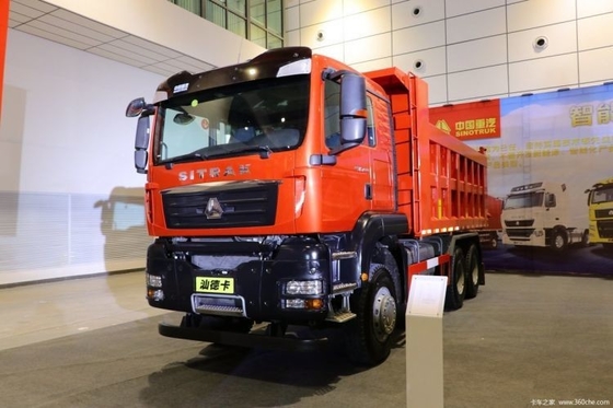 400HP 시노트럭 산데카 시트랙 C7H 6X4 8x4 4x2 5.6m 수동 변속기와 함께 덤프 트럭