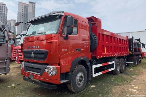 31-40T 용량 국가 중량 트럭 HOWO TH7 6X4 6 미터 510마력 덤프 트럭