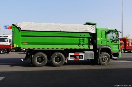 고속도로 운송 사용 된 국가 중량 트럭 HOWO 8X4 6X4 덤프 트럭 440 힘 371hp