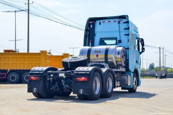 셰인시 퀴 델롱 X6000 4*2 6*6 6*4 371 375 CNG LNG 트랙션 트럭