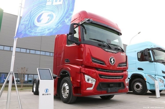 중고용 Shaanxi Qi Delong X6000 4*2 6*4 6*6 371 375 CNG LNG 럭 로딩