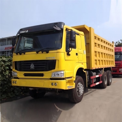 10-15T 사용 된 HOWO 무거운 트럭 340HP 6X4 8X4 375HP 소비와 함께 환경 덤프 트럭