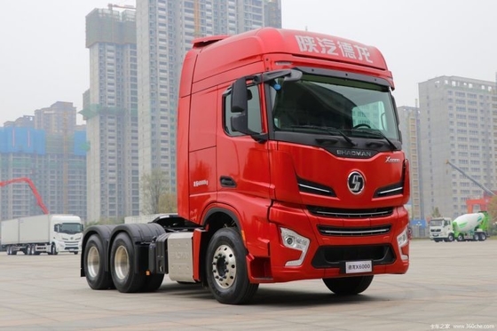 Shaanxi Qi Delong X6000 6X4 4X2 6X2 CNG LNG 트랙터 ABS 및 정상 크루즈 컨트롤