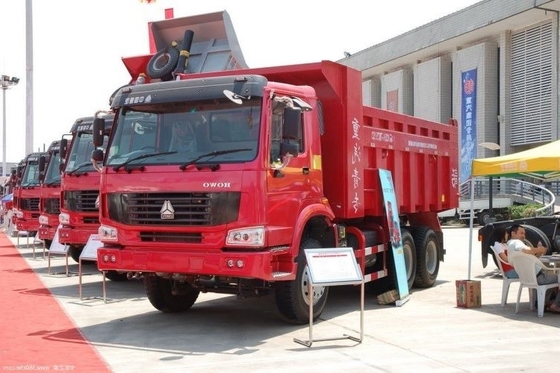 멀티미디어 시스템 국가 중량 트럭 사용 HOWO 6X4 371HP 환경 덤프 트럭