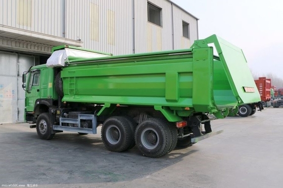 멀티미디어 시스템 국가 중량 트럭 사용 HOWO 6X4 371HP 환경 덤프 트럭