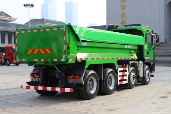 산시 자동차 중량 트럭 사용 된 델롱 M3000S 6x4 8X4 371hp 12 타이어 덤프 트럭