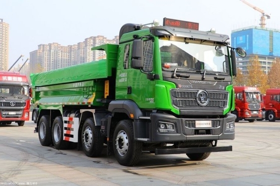샤안시 자동차 중량 트럭 사용 된 델롱 M3000S 350마력 8X4 6x4 371 375hp 덤프 트럭