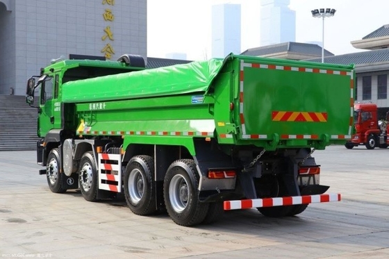 샤안시 자동차 중량 트럭 사용 된 델롱 M3000S 350마력 8X4 6x4 371 375hp 덤프 트럭