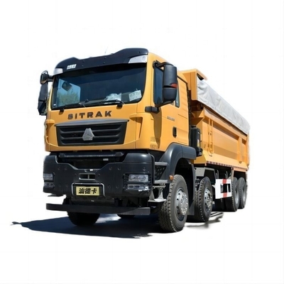 시노트룩 시트랙 G7 중량 트럭 500HP 8X4 375HP 자동 에어컨을 갖춘 덤프 트럭