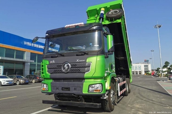 산시 자동차 중량 트럭 델롱 X3000 460HP 8X4 371HP 덤프 트럭 12 타이어