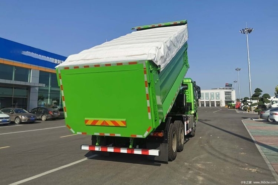 산시 자동차 중량 트럭 델롱 X3000 460HP 8X4 371HP 덤프 트럭 12 타이어