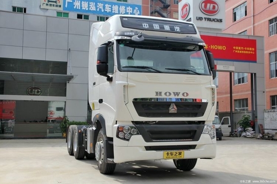 유로 4 무거운 트럭 Sinotruk HOWO T7H 480hp 6X2 견인 트럭 머리 저렴한 가격