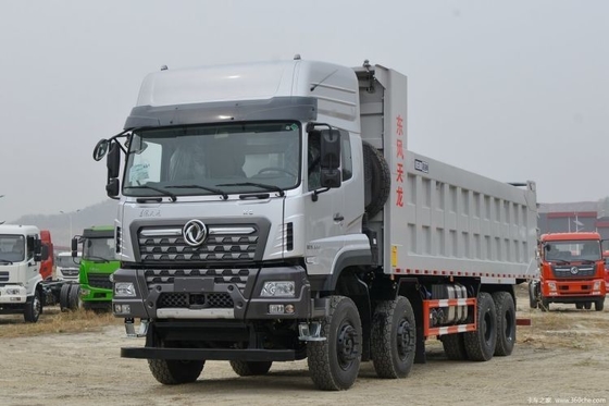 둥펑 티안롱 KC 8X4 375hp 600hp 엔진과 자동 에어컨을 가진 덤프 트럭