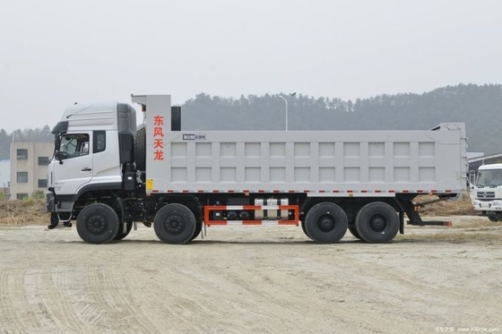 둥펑 티안롱 KC 8X4 375hp 600hp 엔진과 자동 에어컨을 가진 덤프 트럭