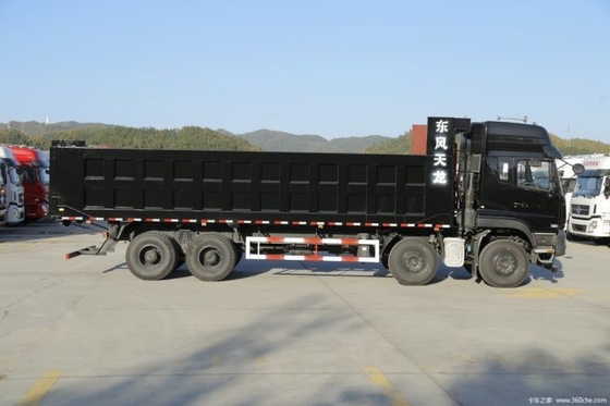 ABS가 장착된 중고용 동펜 티안롱 KC 트럭 8X4 371HP 465 HP의 덤프 트럭