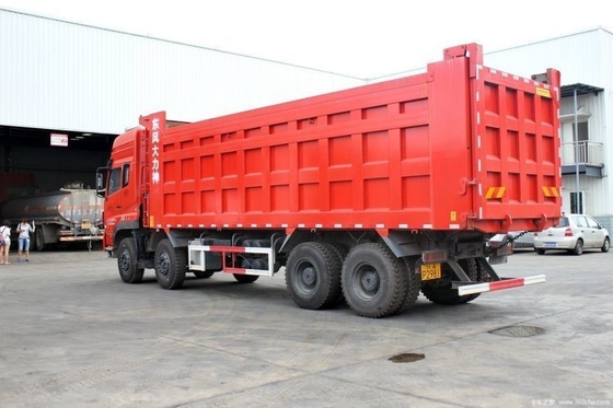 375HP 8X4 동펜 상업용 차량 0km 자동차 8.6m 451-500HP의 덤프 트럭