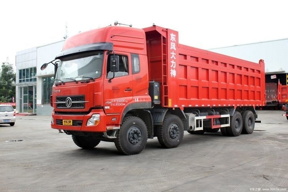 375HP 8X4 동펜 상업용 차량 0km 자동차 8.6m 451-500HP의 덤프 트럭