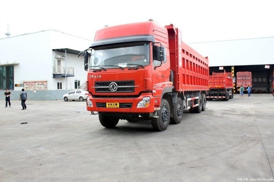 375HP 8X4 동펜 상업용 차량 0km 자동차 8.6m 451-500HP의 덤프 트럭