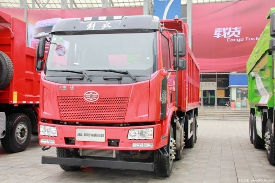 핫 FAW Jiefang J6L 무거운 트럭 350hp 8X4 6X4 375hp 덤프 트럭 360° 후방 카메라