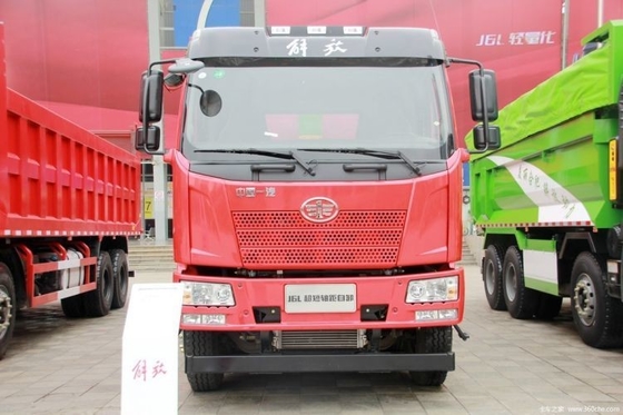 핫 FAW Jiefang J6L 무거운 트럭 350hp 8X4 6X4 375hp 덤프 트럭 360° 후방 카메라