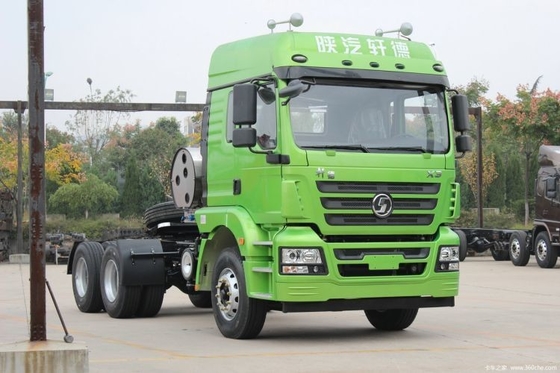 360° 후방 카메라 산시 오토 쑤안데 X3 가벼운 375hp 6X4 LNG 트랙터 트럭 헤드