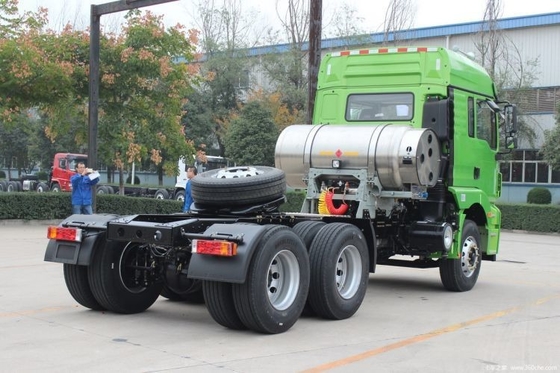 360° 후방 카메라 산시 오토 쑤안데 X3 가벼운 375hp 6X4 LNG 트랙터 트럭 헤드