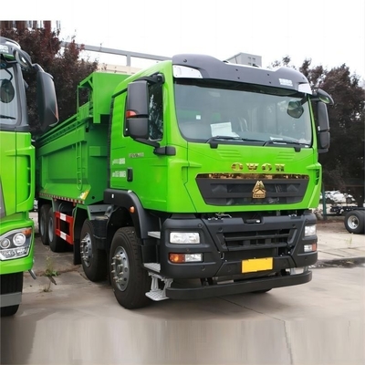 375hp HOWO TX 8X4 National Heavy Truck의 자동 에어컨을 갖춘 덤프 트럭